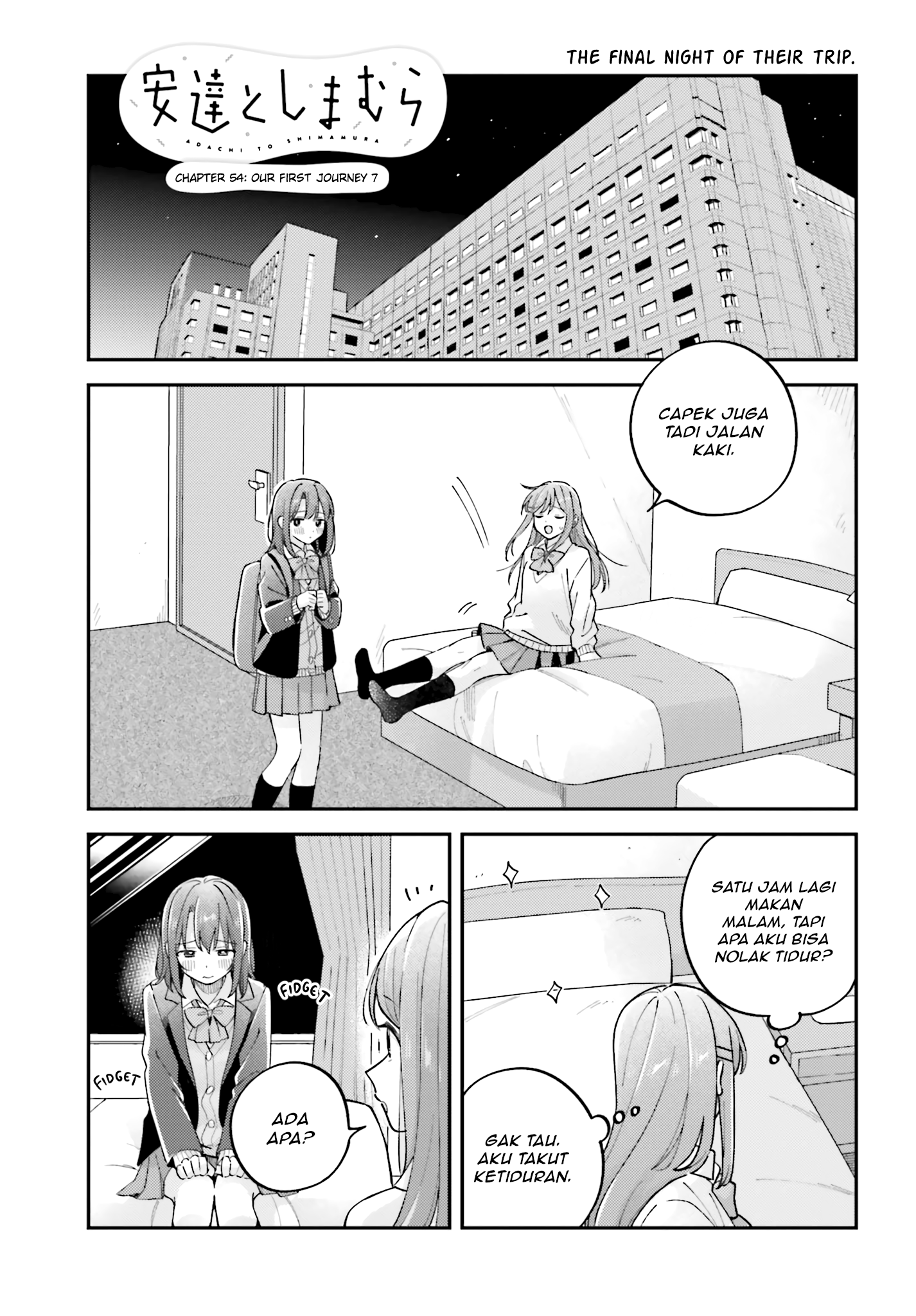 Adachi to Shimamura Chapter 44.7 - halaman 1