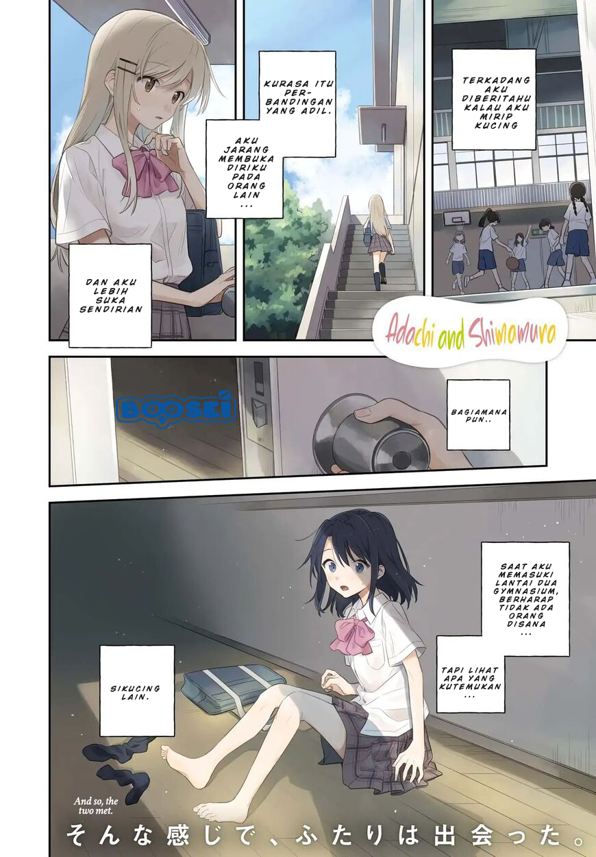 Adachi to Shimamura (YUZUHARA Moke) Chapter 1 - halaman 2