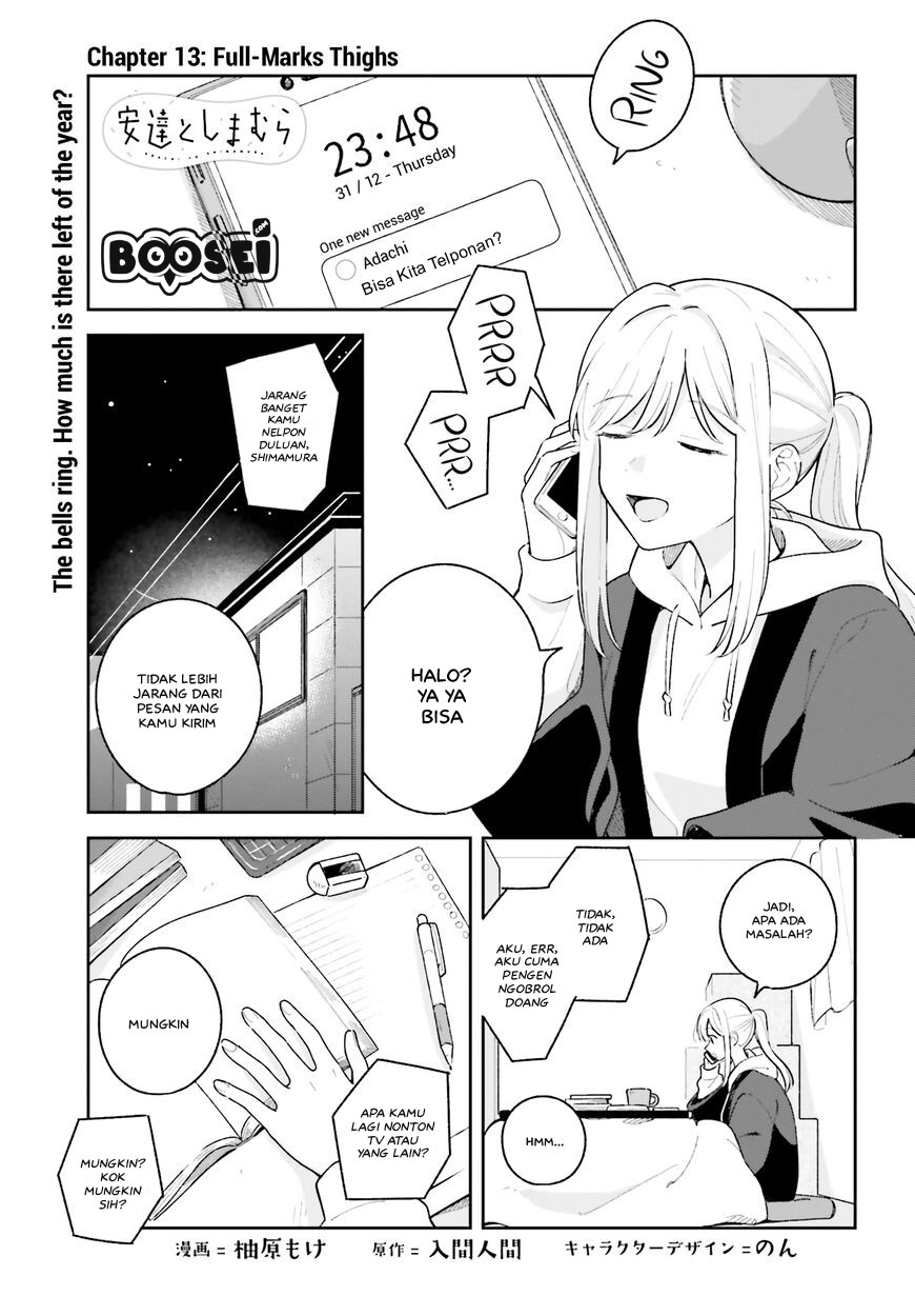 Adachi to Shimamura (YUZUHARA Moke) Chapter 13 - halaman 2