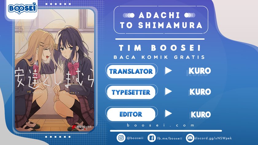 Adachi to Shimamura (YUZUHARA Moke) Chapter 16.5 - halaman 1