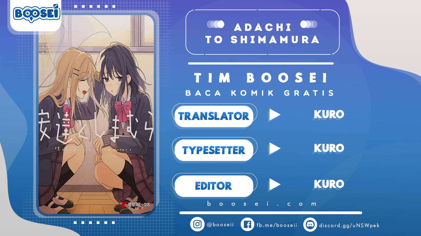 Adachi to Shimamura (YUZUHARA Moke) Chapter 16 - halaman 1