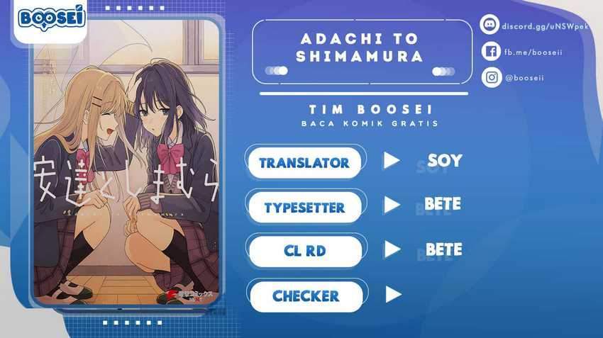 Adachi to Shimamura (YUZUHARA Moke) Chapter 17 - halaman 1
