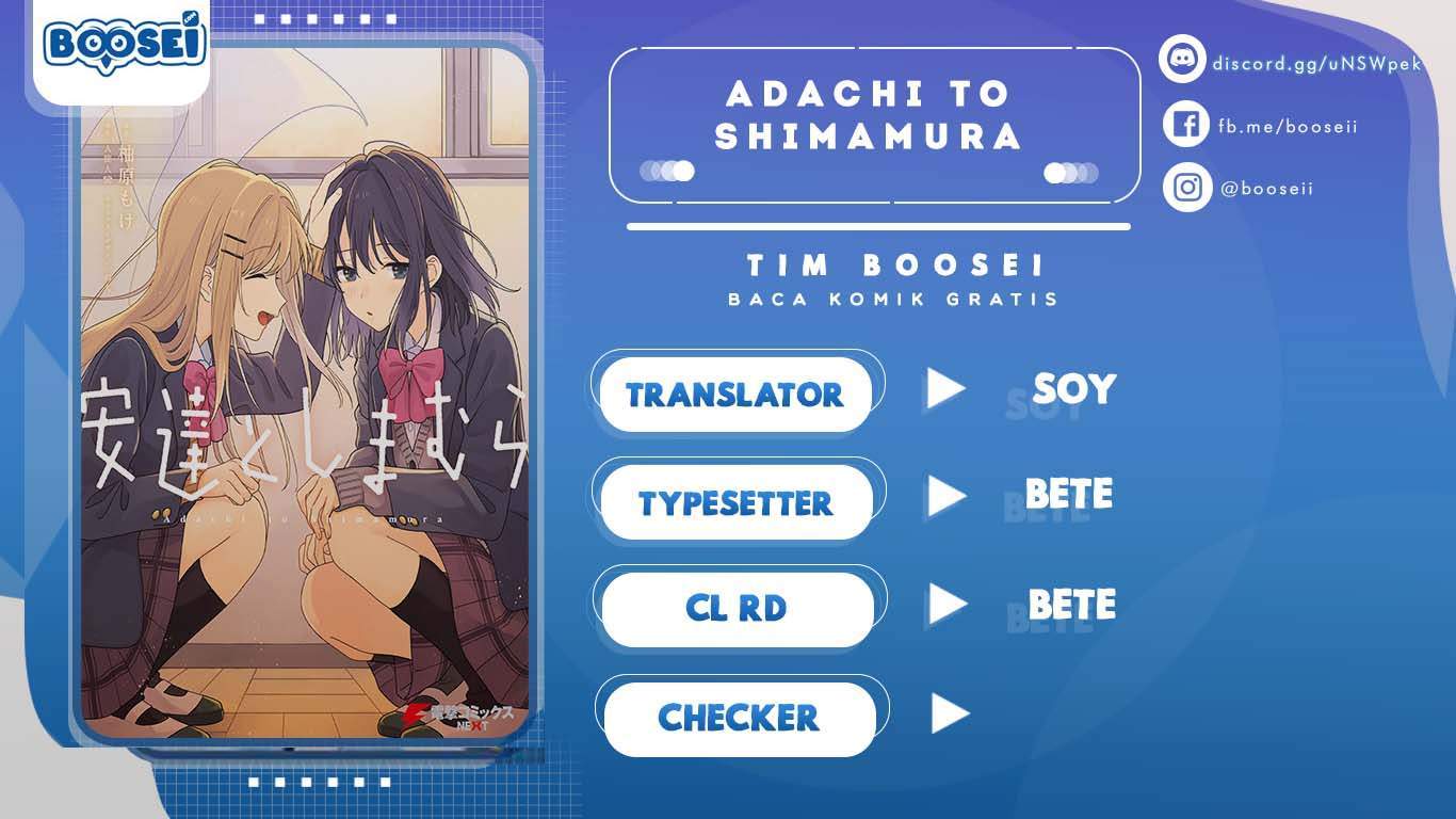 Adachi to Shimamura (YUZUHARA Moke) Chapter 18 - halaman 1