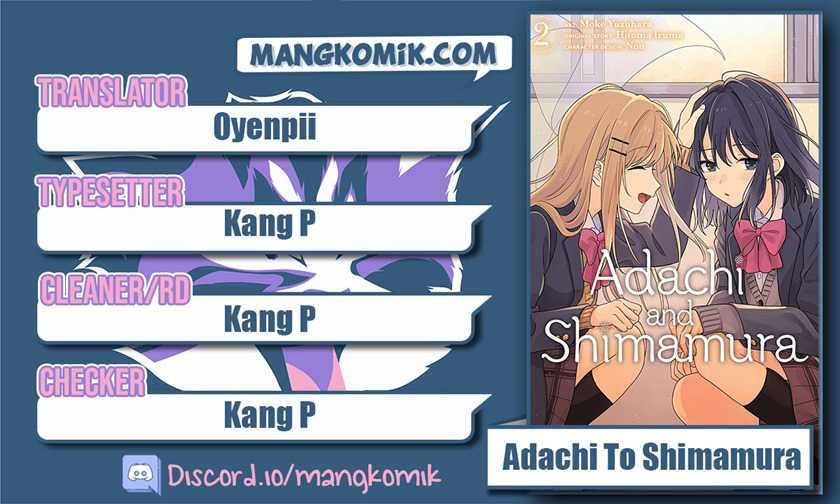 Adachi to Shimamura (YUZUHARA Moke) Chapter 19 - halaman 1