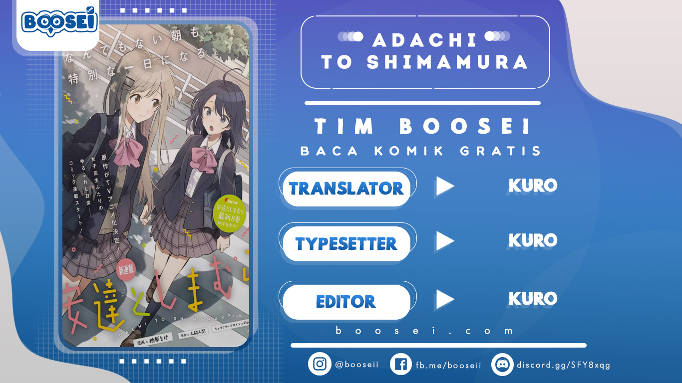Adachi to Shimamura (YUZUHARA Moke) Chapter 2 - halaman 1