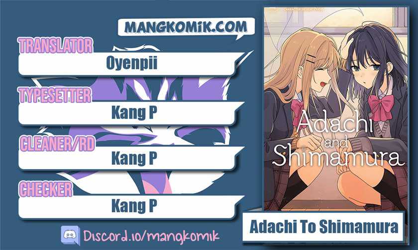 Adachi to Shimamura (YUZUHARA Moke) Chapter 21 - halaman 1