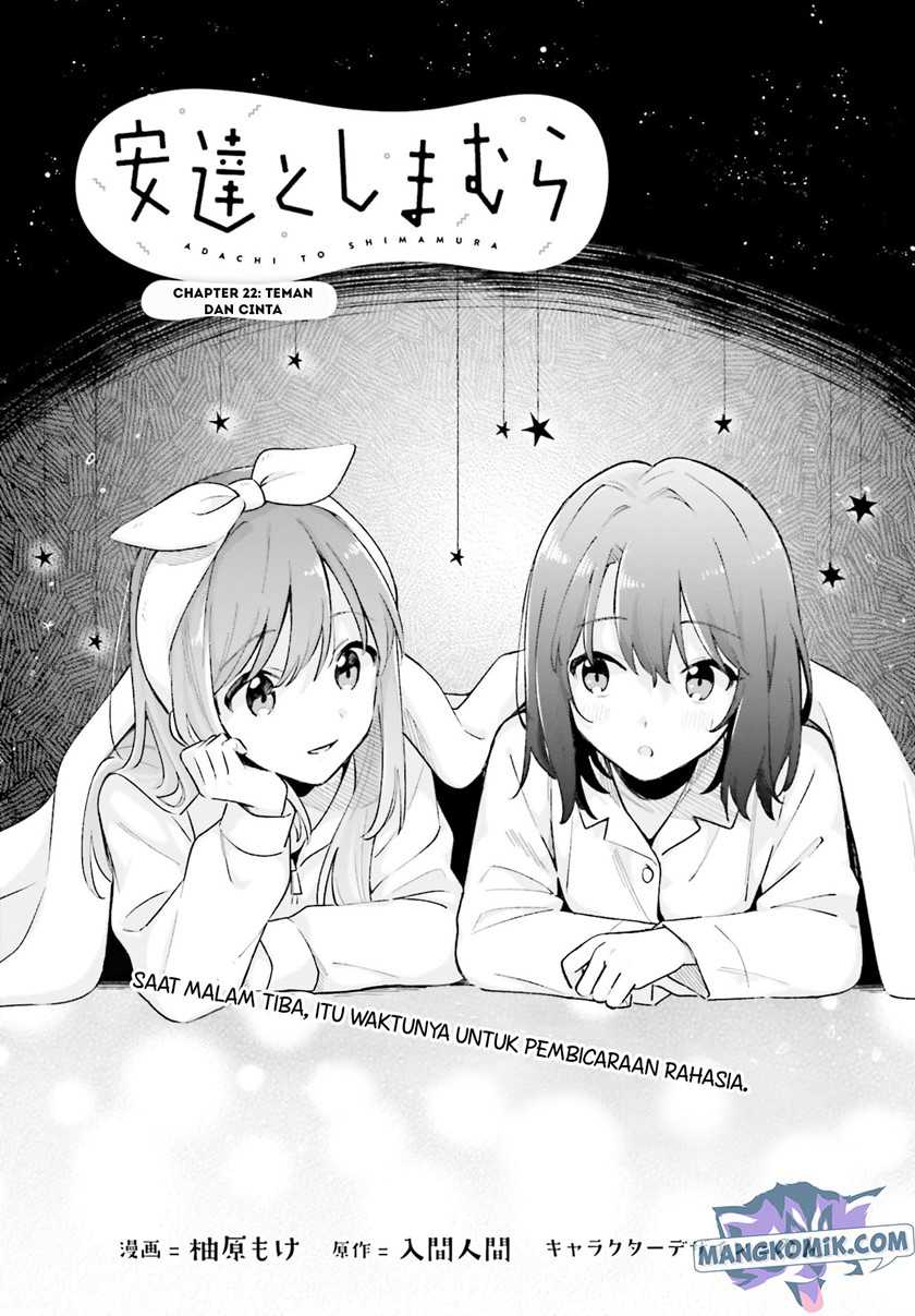 Adachi to Shimamura (YUZUHARA Moke) Chapter 22 - halaman 2