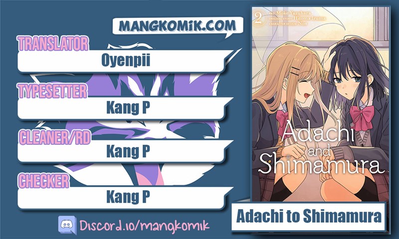 Adachi to Shimamura (YUZUHARA Moke) Chapter 23 - halaman 1