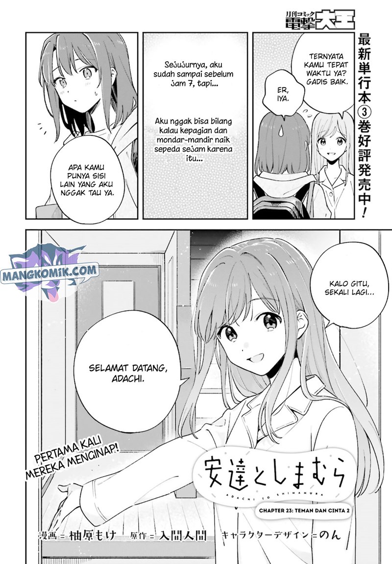 Adachi to Shimamura (YUZUHARA Moke) Chapter 23 - halaman 3