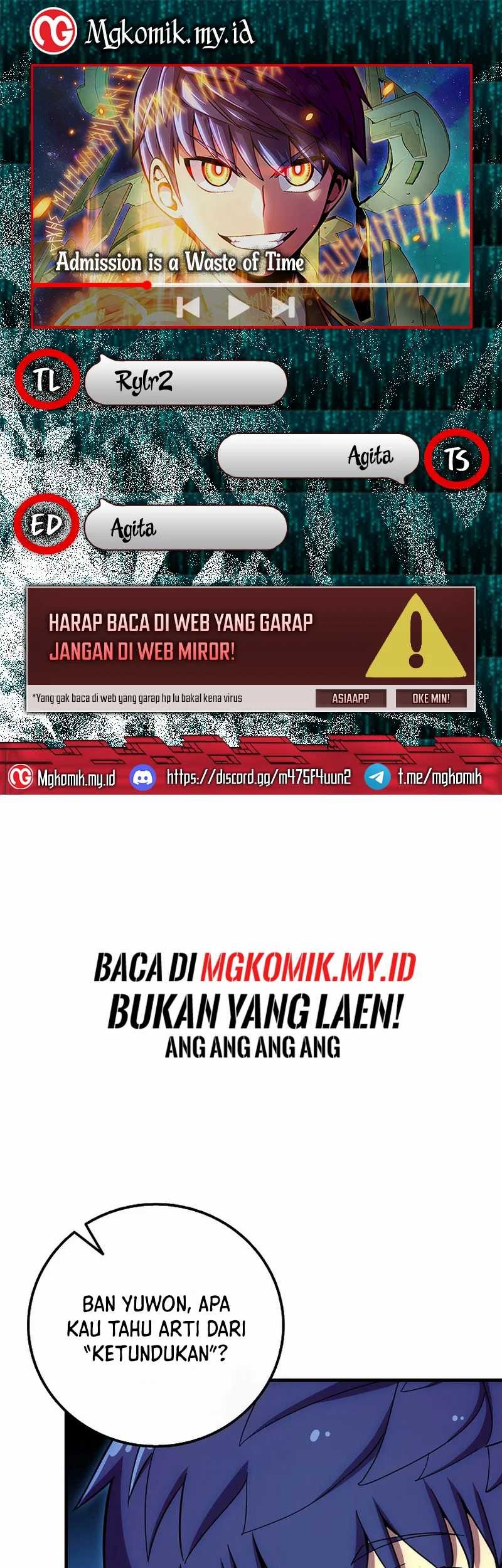 Admission is a Waste of Time Chapter 38 - halaman 1
