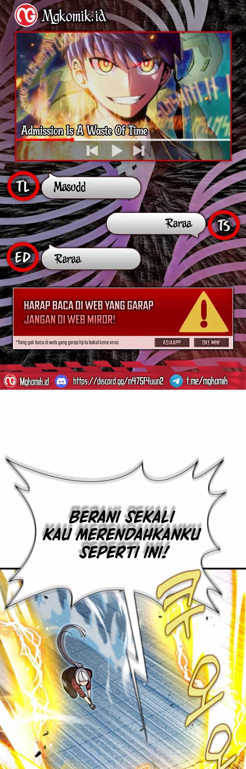 Admission is a Waste of Time Chapter 8 - halaman 1