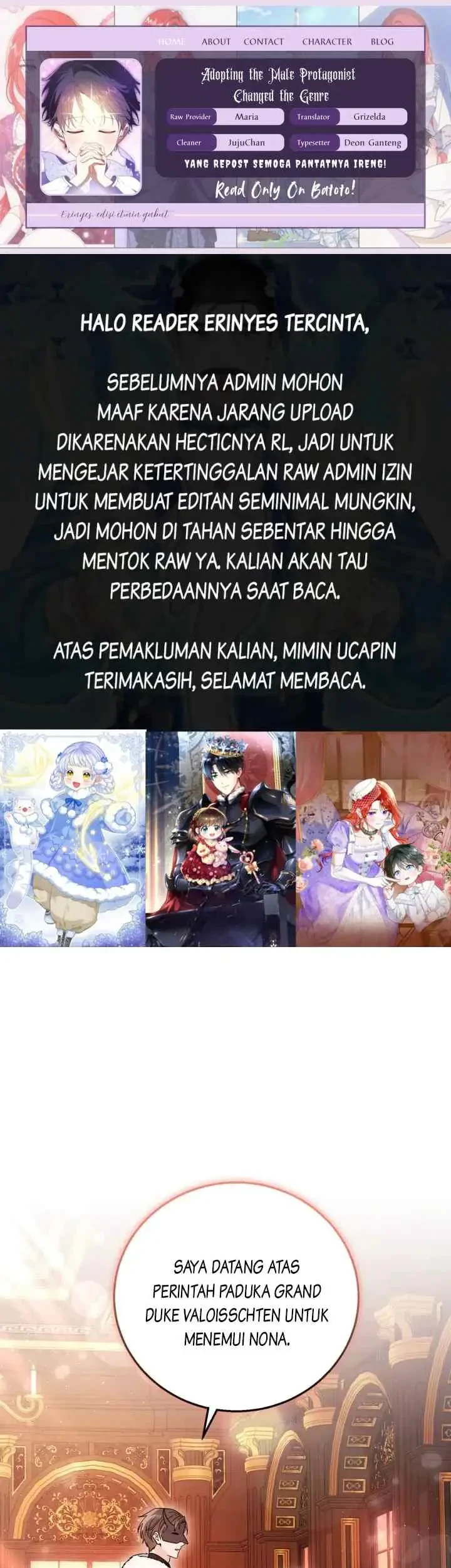 Adopting the Male Protagonist Changed the Genre Chapter 10 - halaman 1
