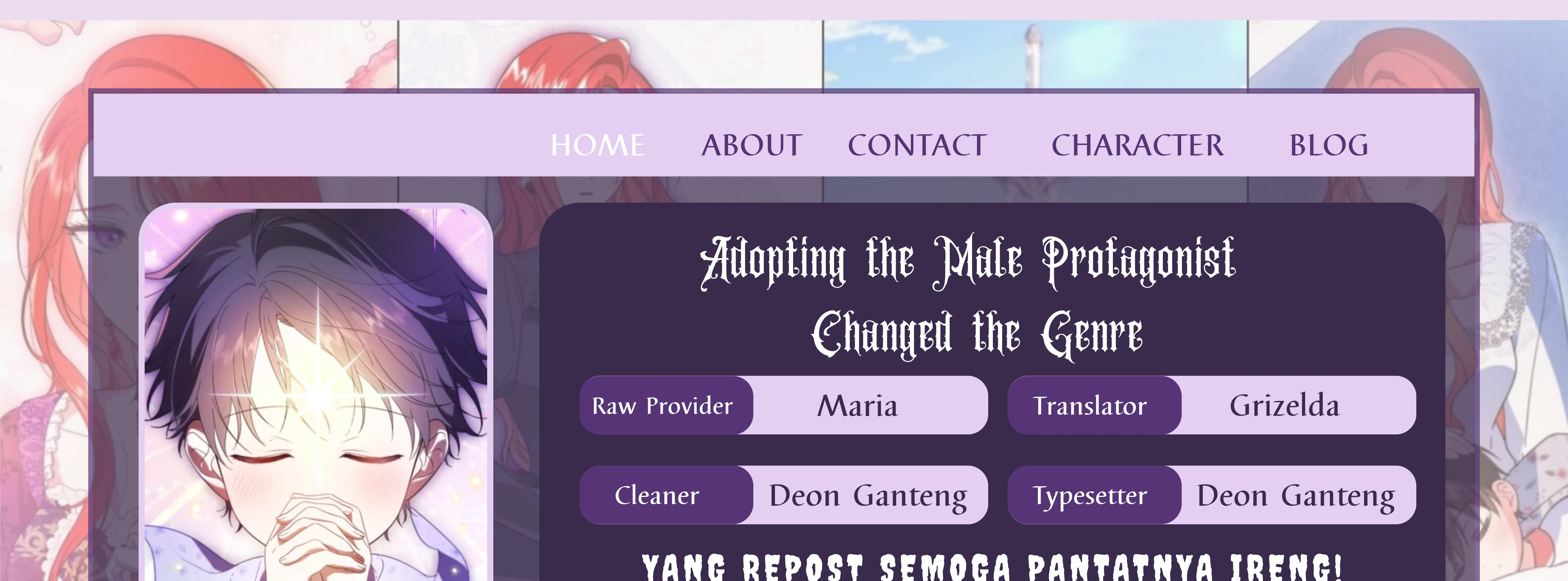 Adopting the Male Protagonist Changed the Genre Chapter 12 - halaman 2