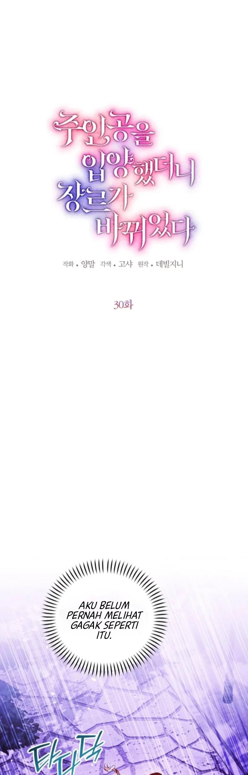 Adopting the Male Protagonist Changed the Genre Chapter 30 - halaman 10