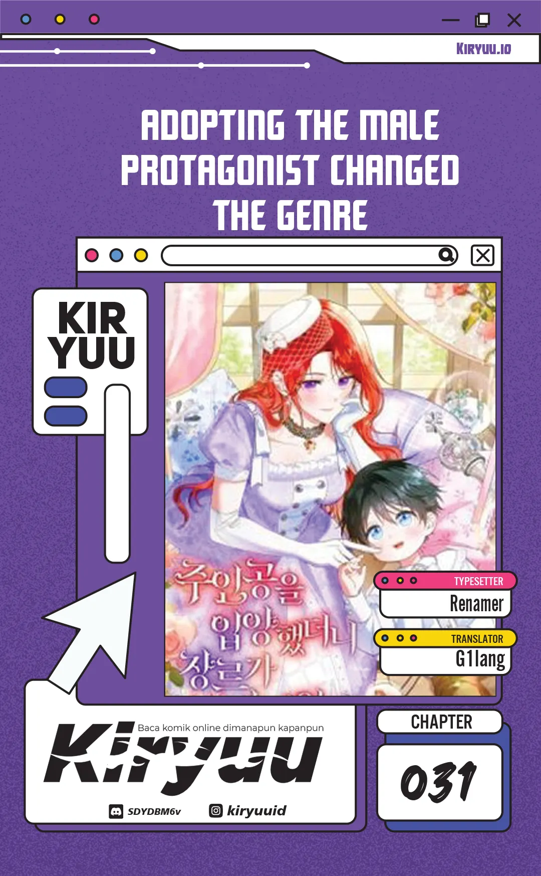 Adopting the Male Protagonist Changed the Genre Chapter 31 - halaman 1