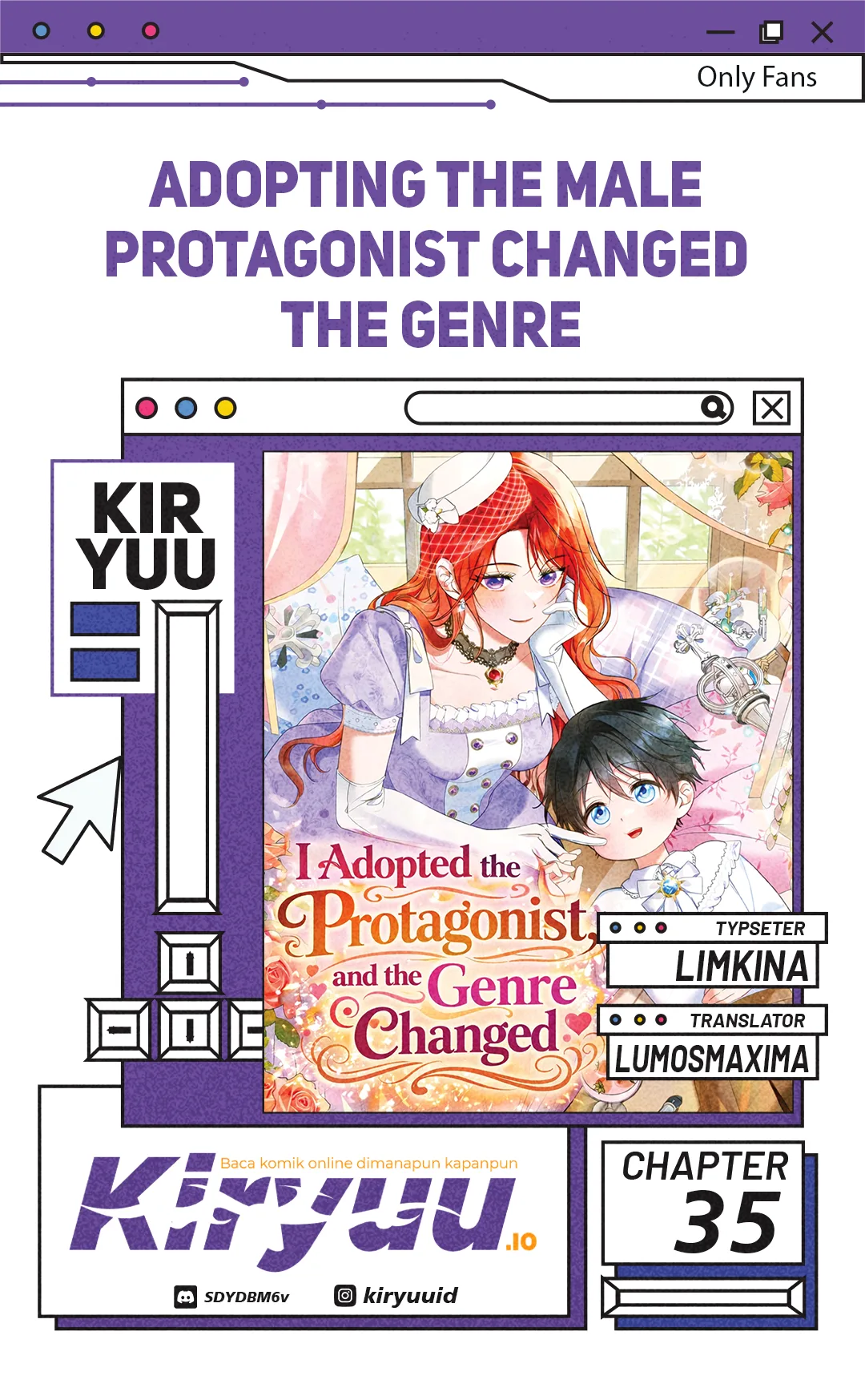 Adopting the Male Protagonist Changed the Genre Chapter 35 - halaman 1