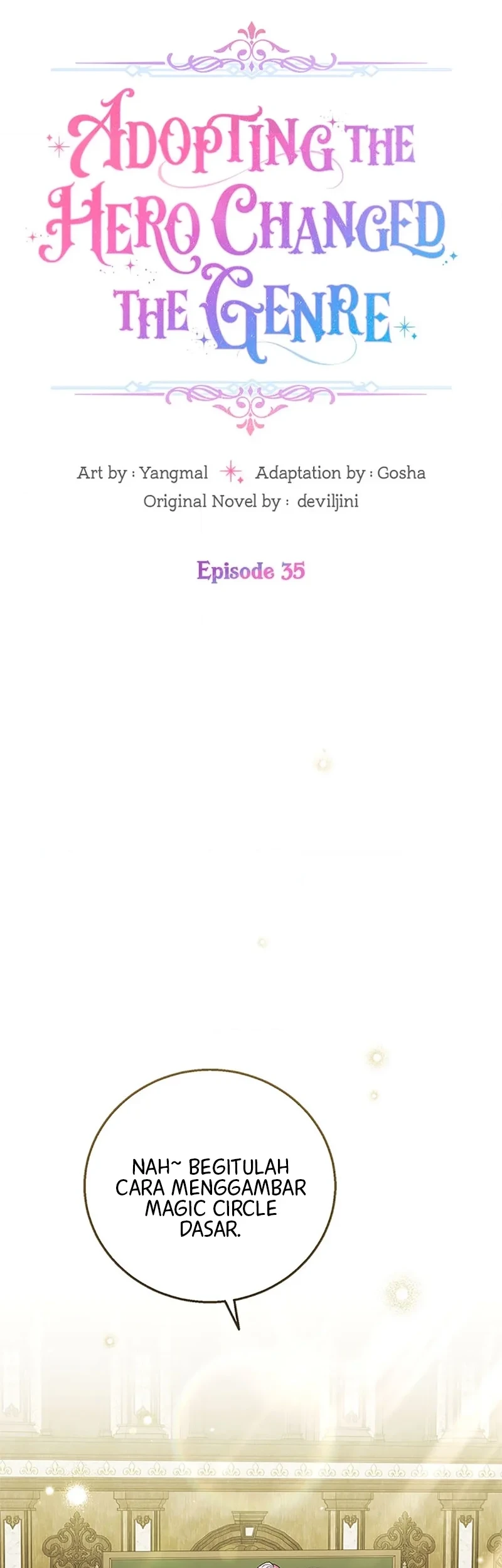 Adopting the Male Protagonist Changed the Genre Chapter 35 - halaman 9