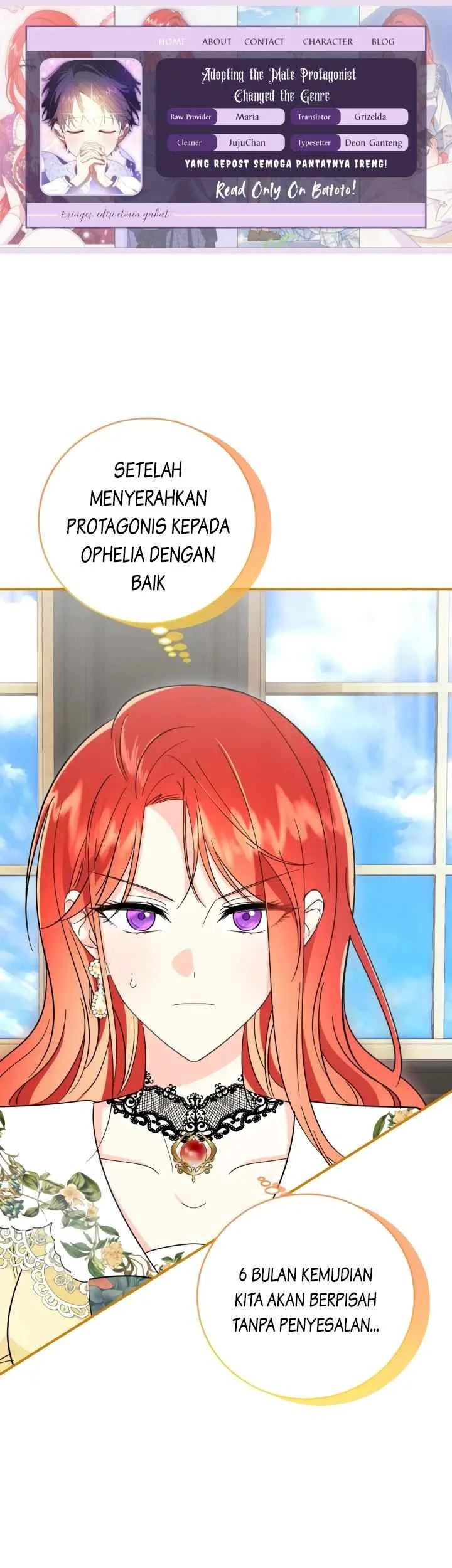 Adopting the Male Protagonist Changed the Genre Chapter 4 - halaman 1