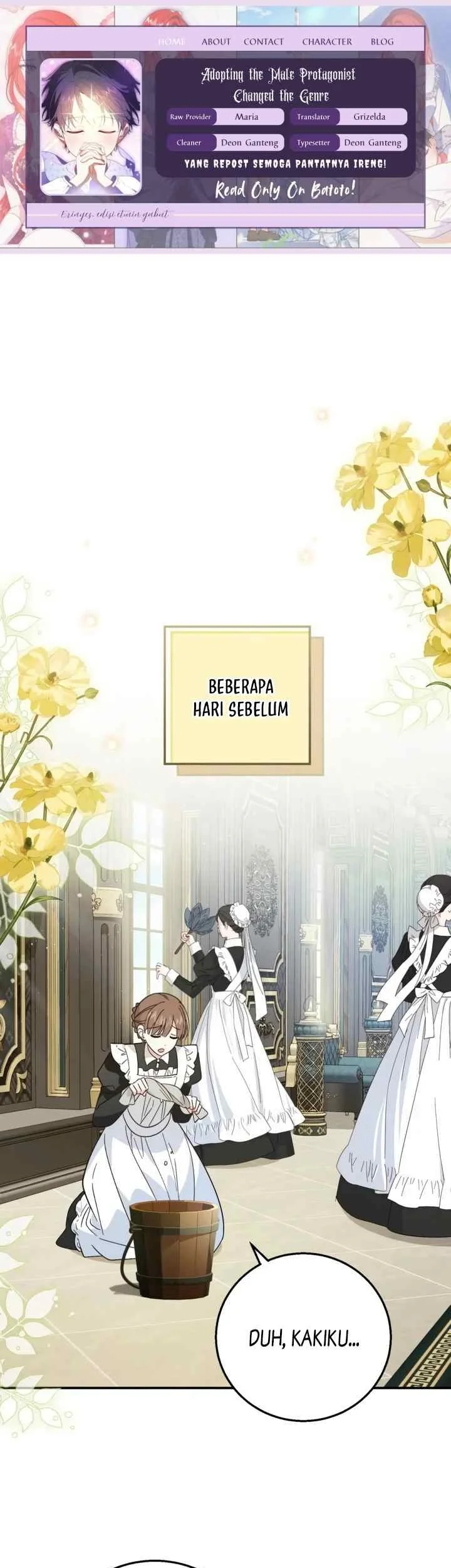 Adopting the Male Protagonist Changed the Genre Chapter 8 - halaman 1