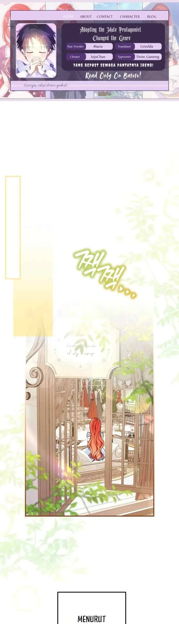 Adopting the Male Protagonist Changed the Genre Chapter 9 - halaman 1