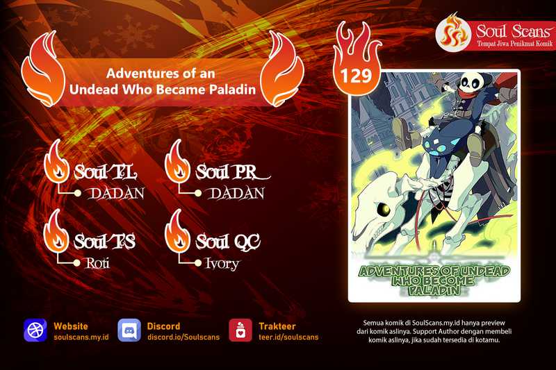 Adventures of an Undead Who Became Paladin Chapter 129 - halaman 1