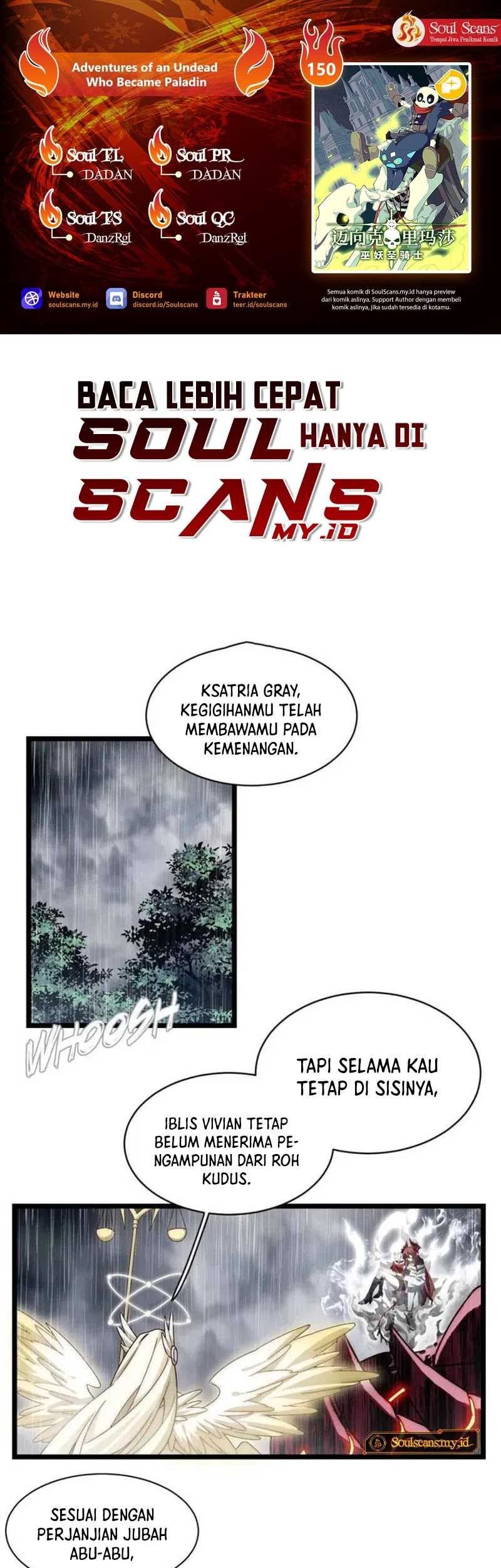Adventures of an Undead Who Became Paladin Chapter 150 - halaman 1