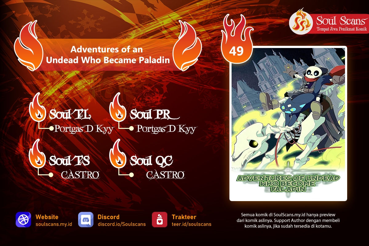 Adventures of an Undead Who Became Paladin Chapter 49 - halaman 1