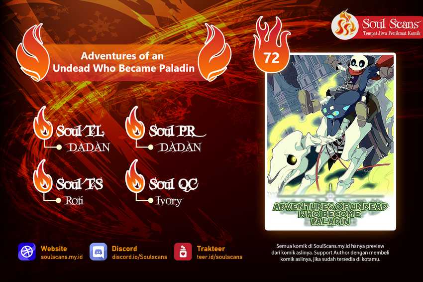 Adventures of an Undead Who Became Paladin Chapter 72 - halaman 1