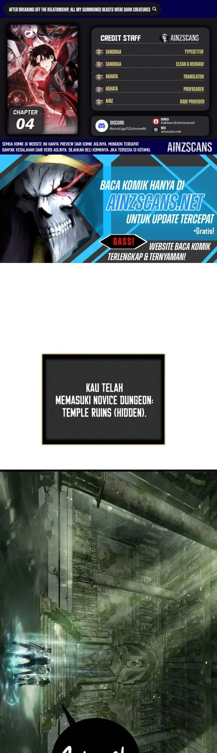 After Breaking off the Relationship, All my Summoned Beasts Were Dark Creatures Chapter 3 - halaman 1