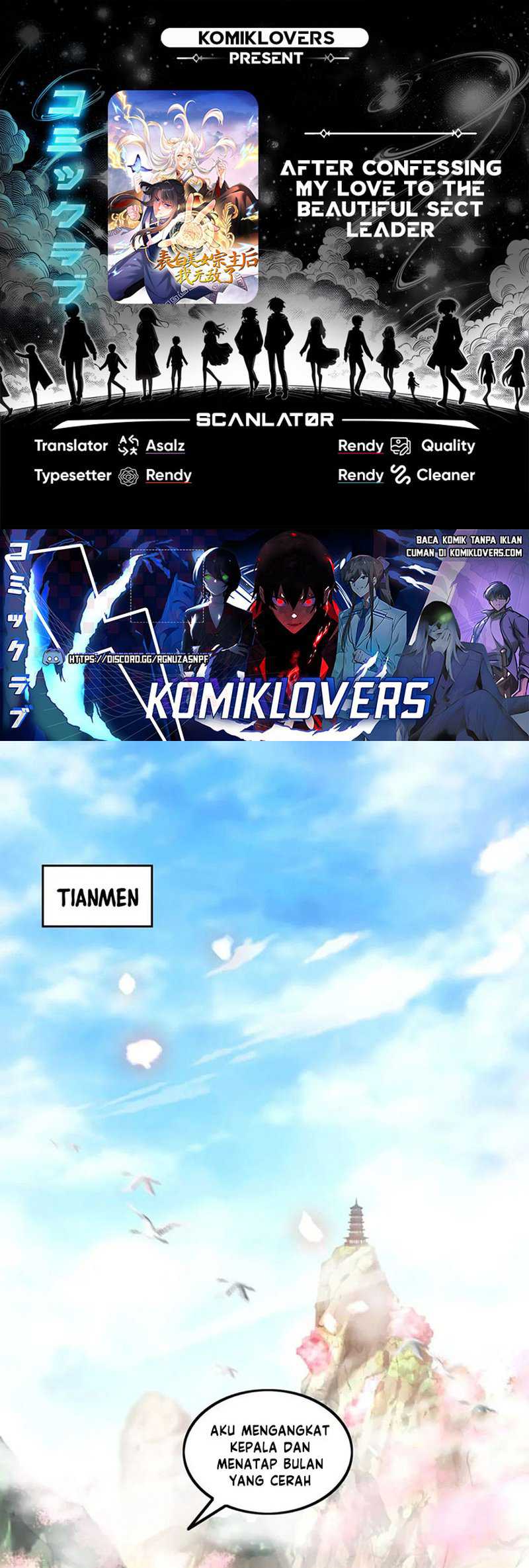 After Confessing My Love to the Beautiful Sect Leader, I Become Invincible? Chapter 1 - halaman 1