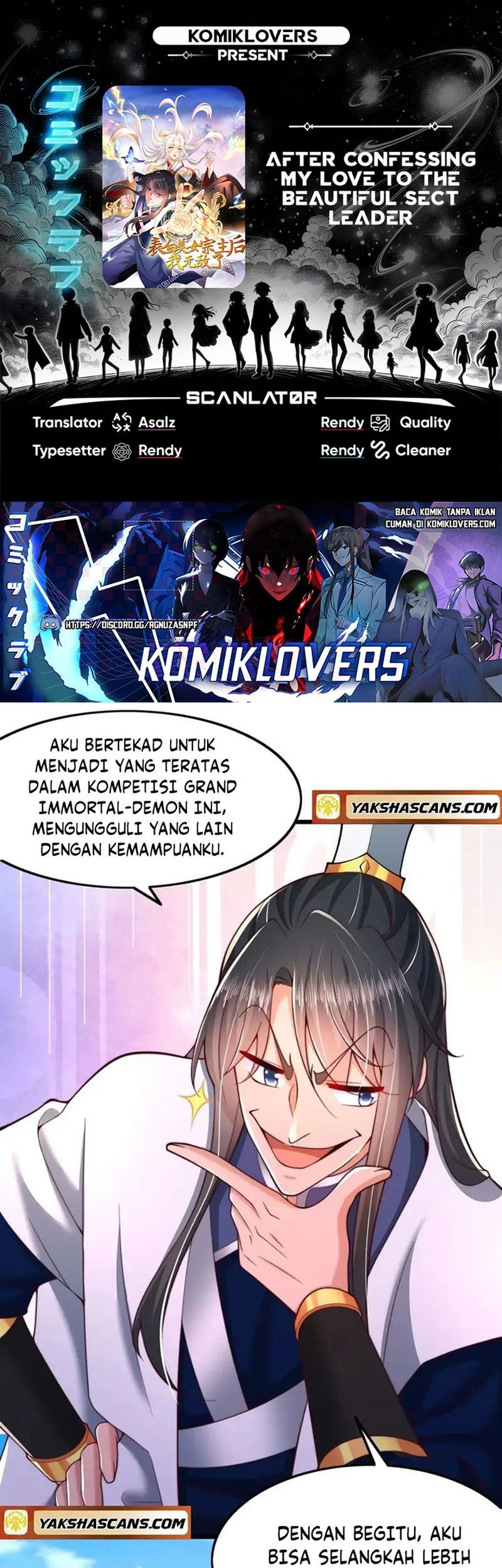 After Confessing My Love to the Beautiful Sect Leader, I Become Invincible? Chapter 16 - halaman 1