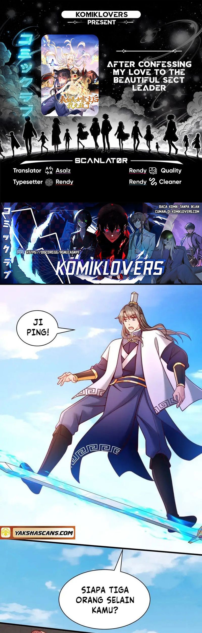 After Confessing My Love to the Beautiful Sect Leader, I Become Invincible? Chapter 19 - halaman 1
