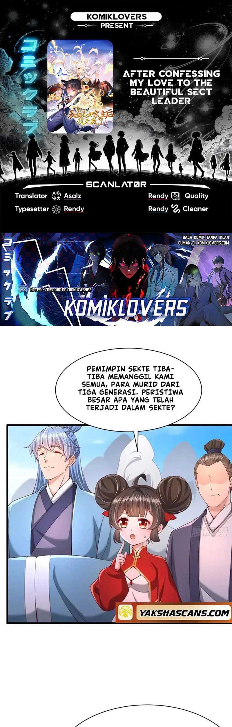After Confessing My Love to the Beautiful Sect Leader, I Become Invincible? Chapter 8 - halaman 1