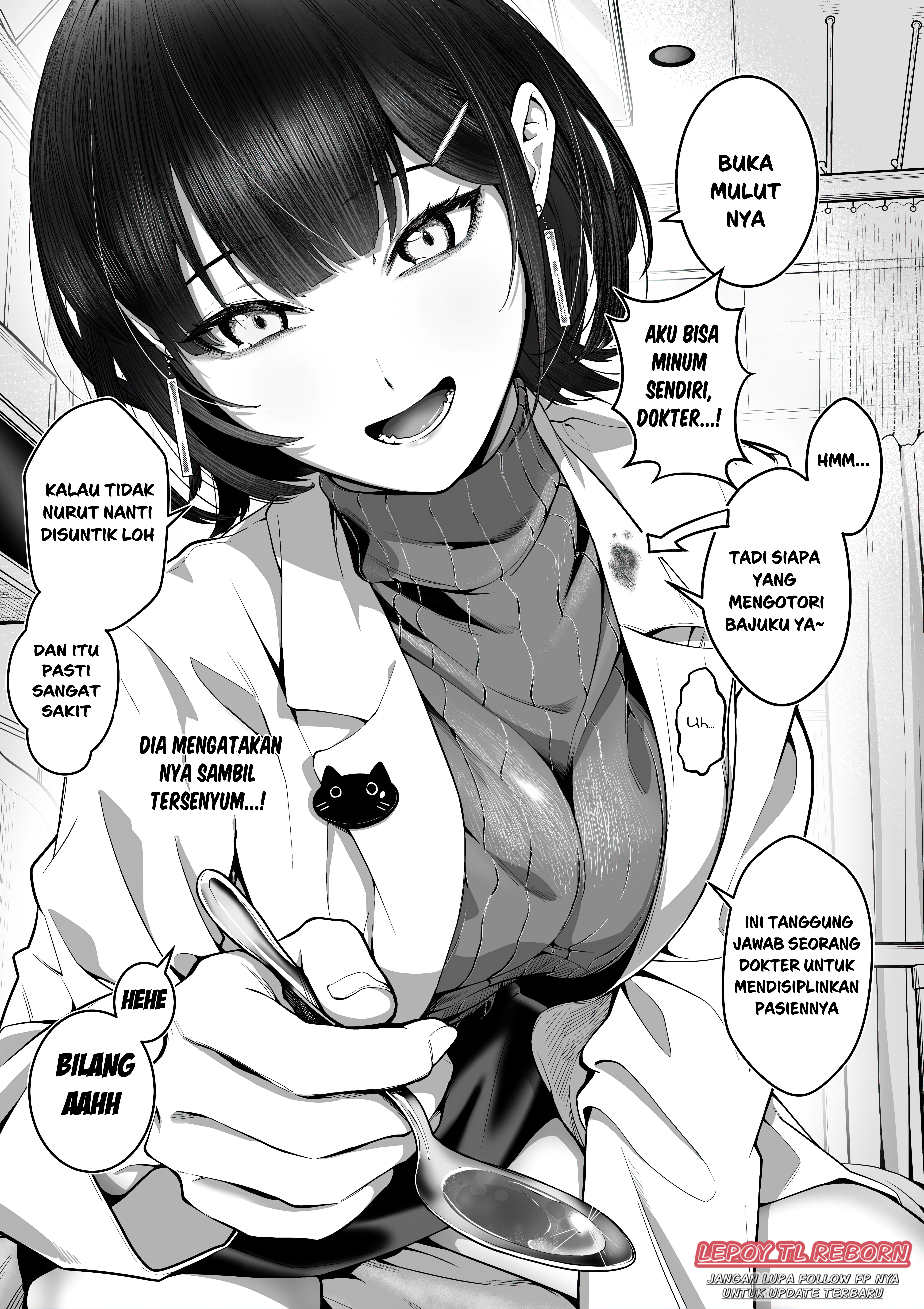 After Getting Injured, This Female Doctor Cared for Me Strangely Chapter 1 - halaman 1