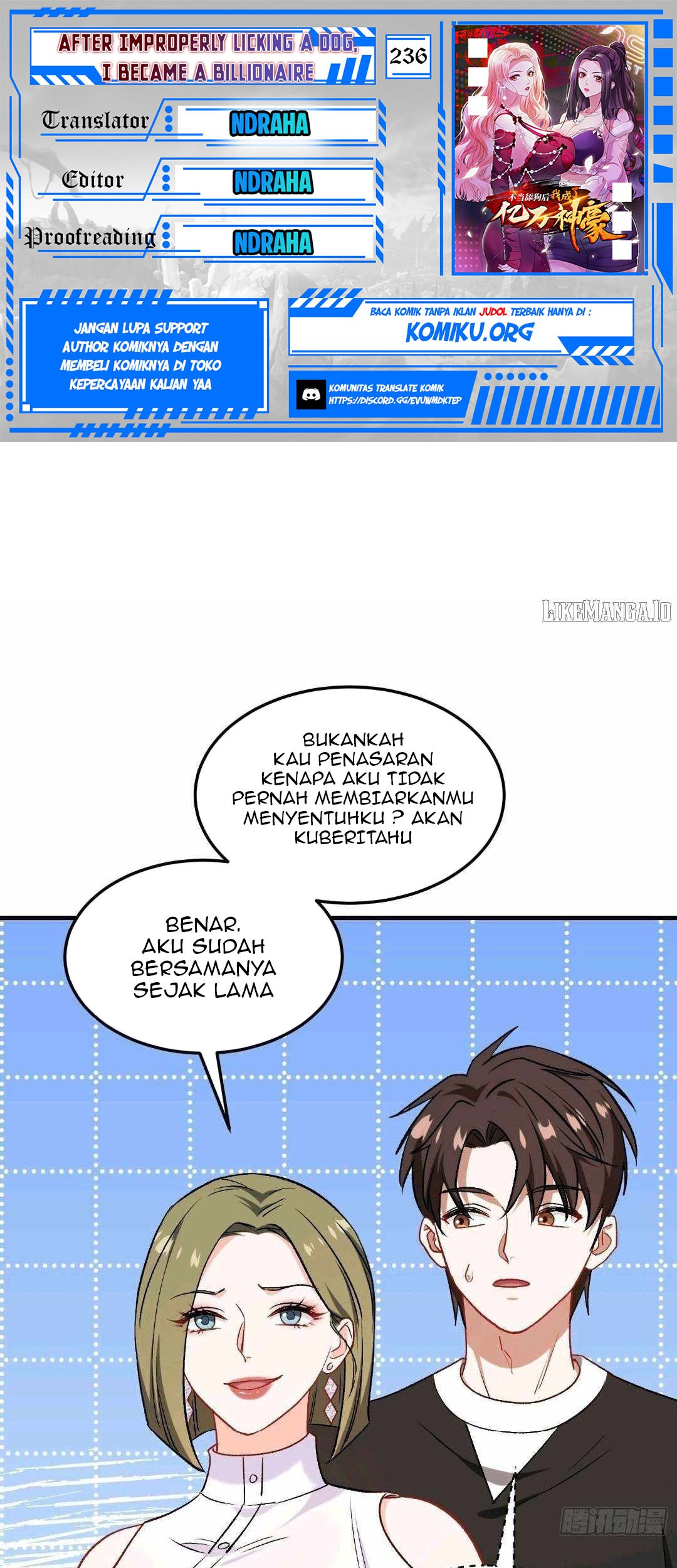 After Improperly Licking a Dog, I Became a Billionaire Chapter 236 - halaman 1