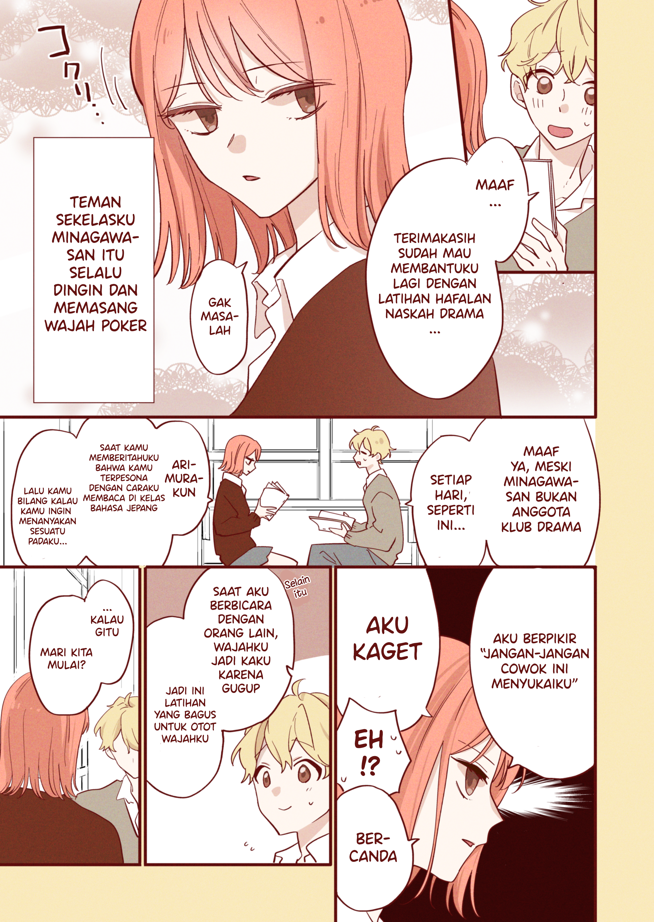 After School, There Are Faces That the Cool Minagawa-san Shows Only to Me Chapter 0 - halaman 1