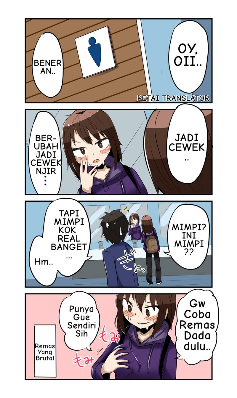 After Visiting An Odd Website, I Transformed Into A Girl Chapter 1 - halaman 4
