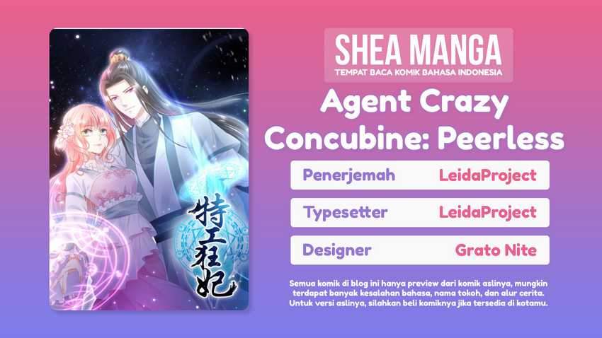 Agent Crazy Concubine: Peerless Comprehension Chapter 3 - halaman 1
