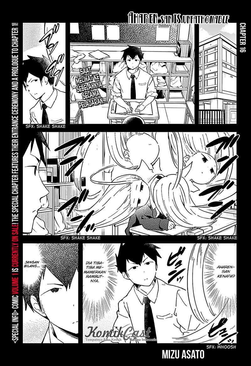 Aharen-san wa Hakarenai Chapter 16 - halaman 3