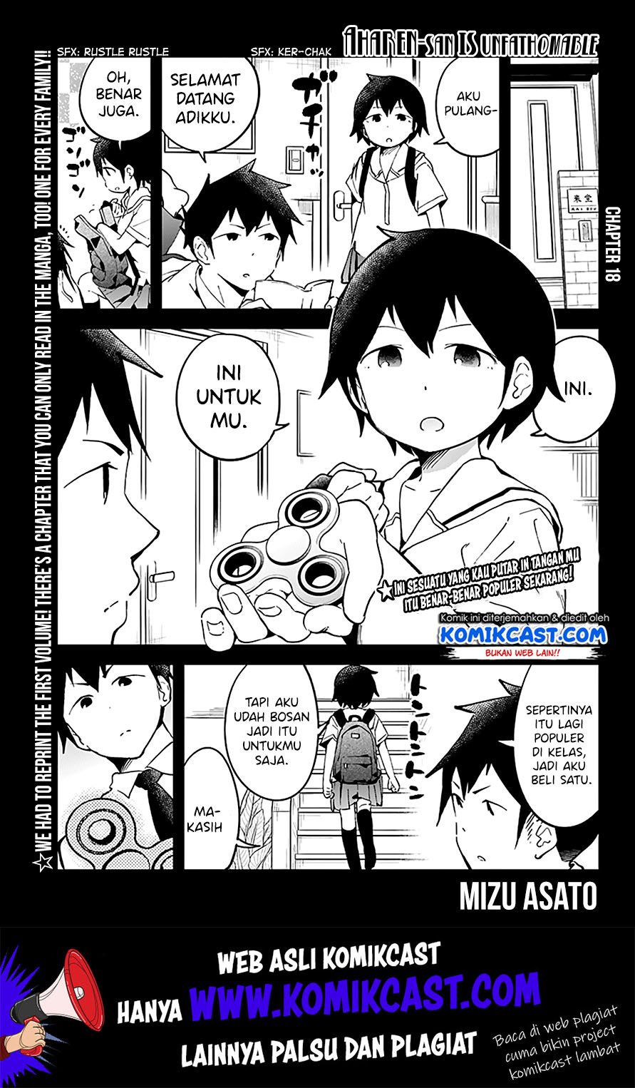 Aharen-san wa Hakarenai Chapter 18 - halaman 3