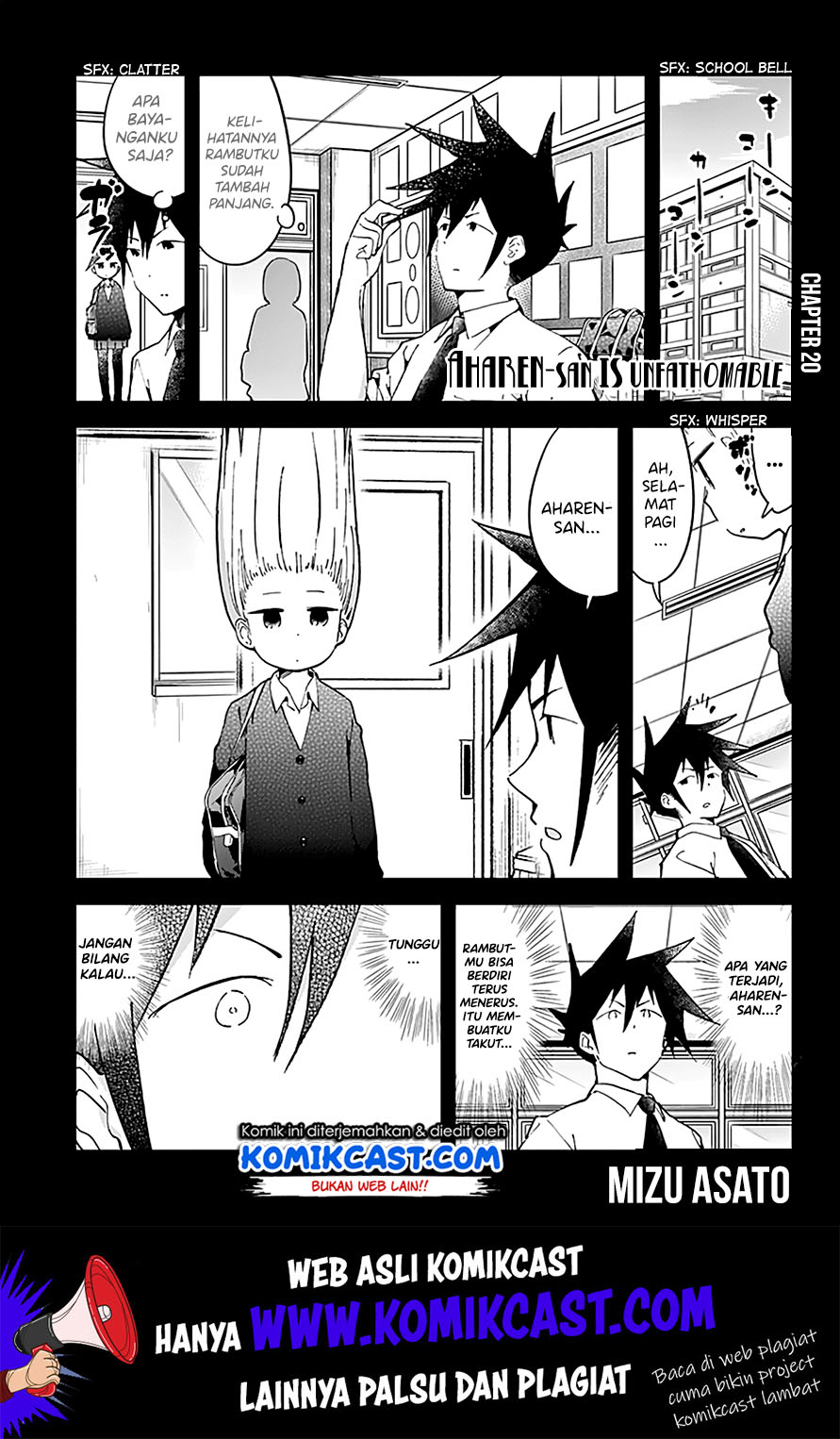 Aharen-san wa Hakarenai Chapter 20 - halaman 3