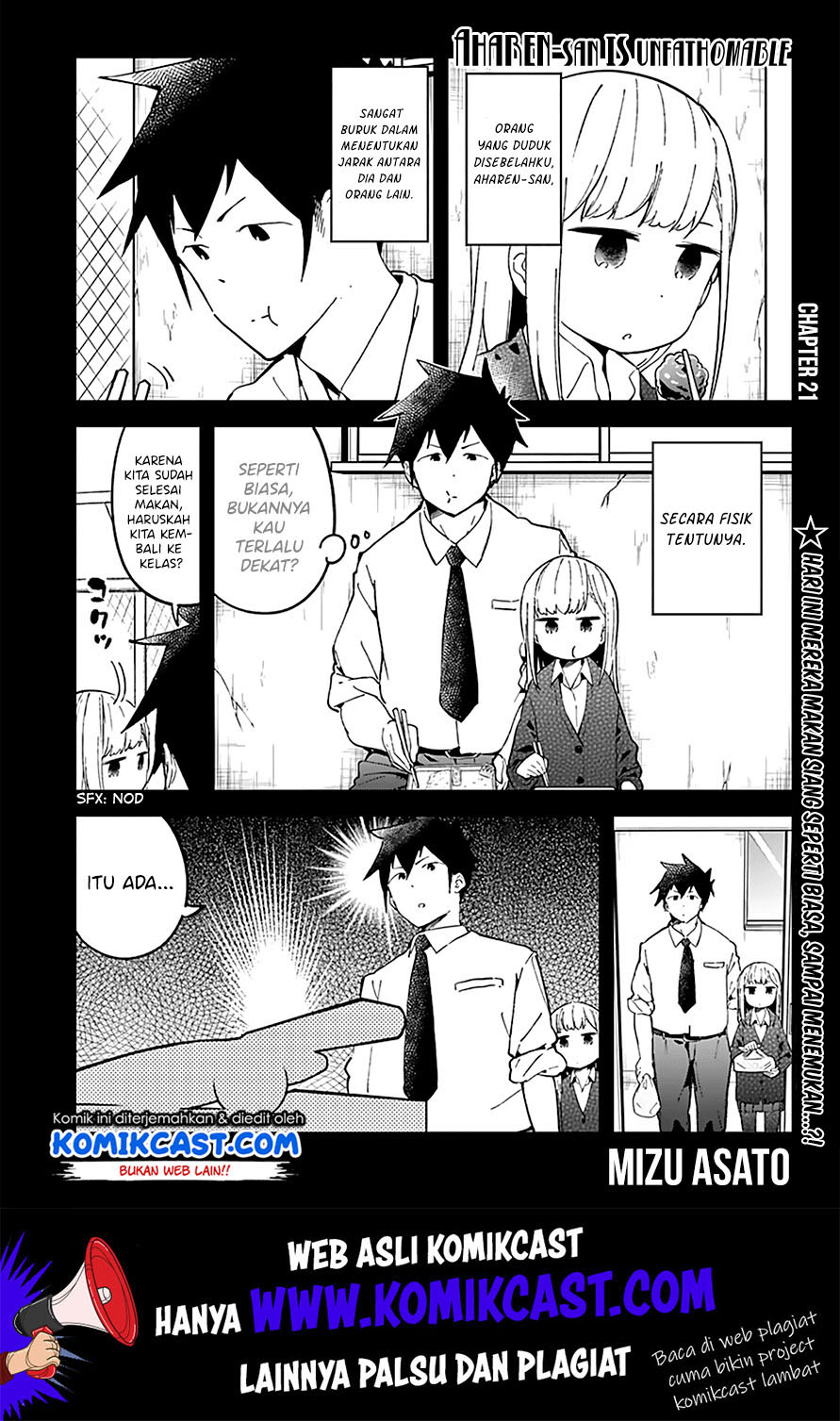 Aharen-san wa Hakarenai Chapter 21 - halaman 3