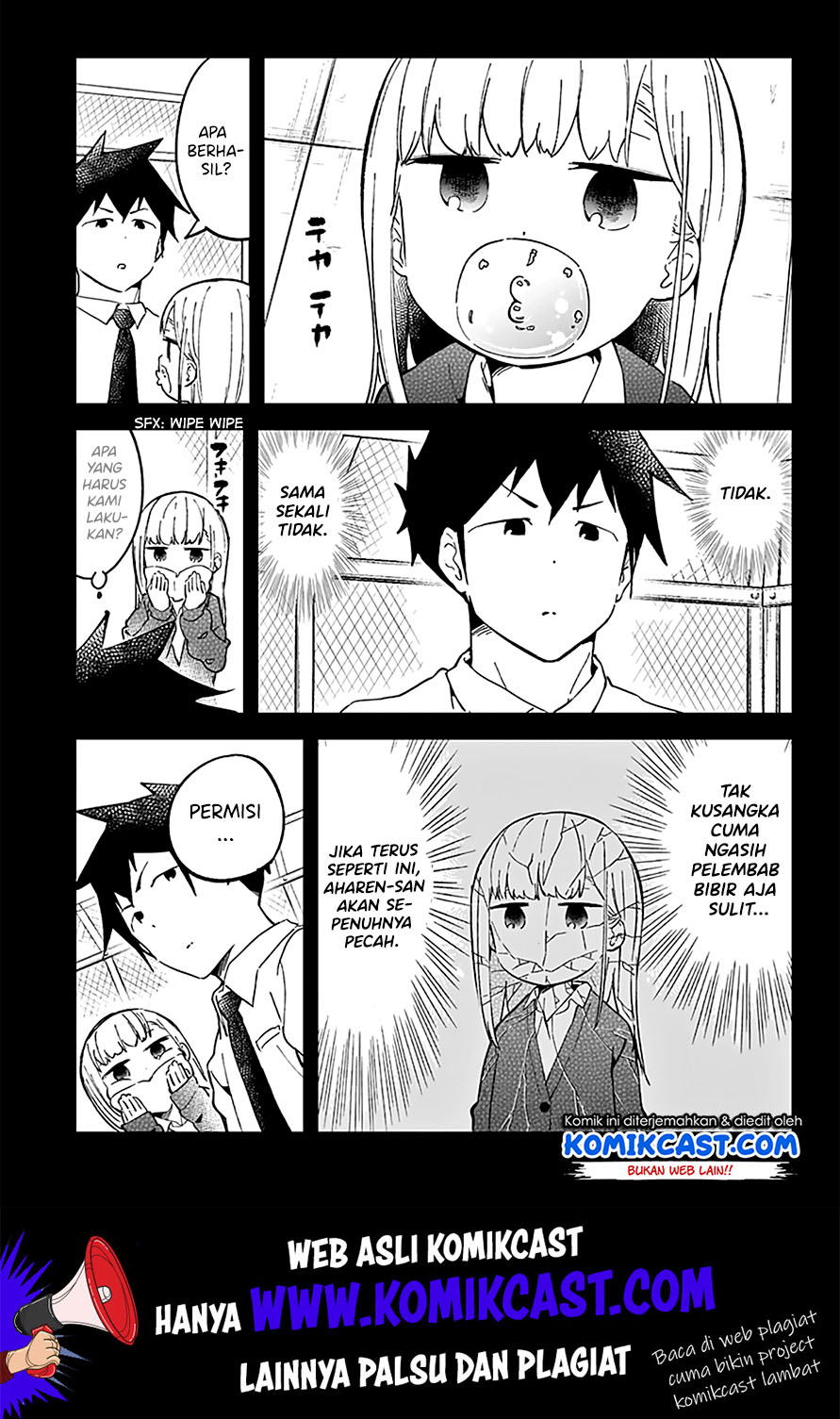 Aharen-san wa Hakarenai Chapter 25 - halaman 10