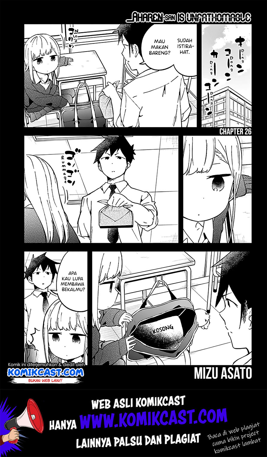 Aharen-san wa Hakarenai Chapter 26 - halaman 4