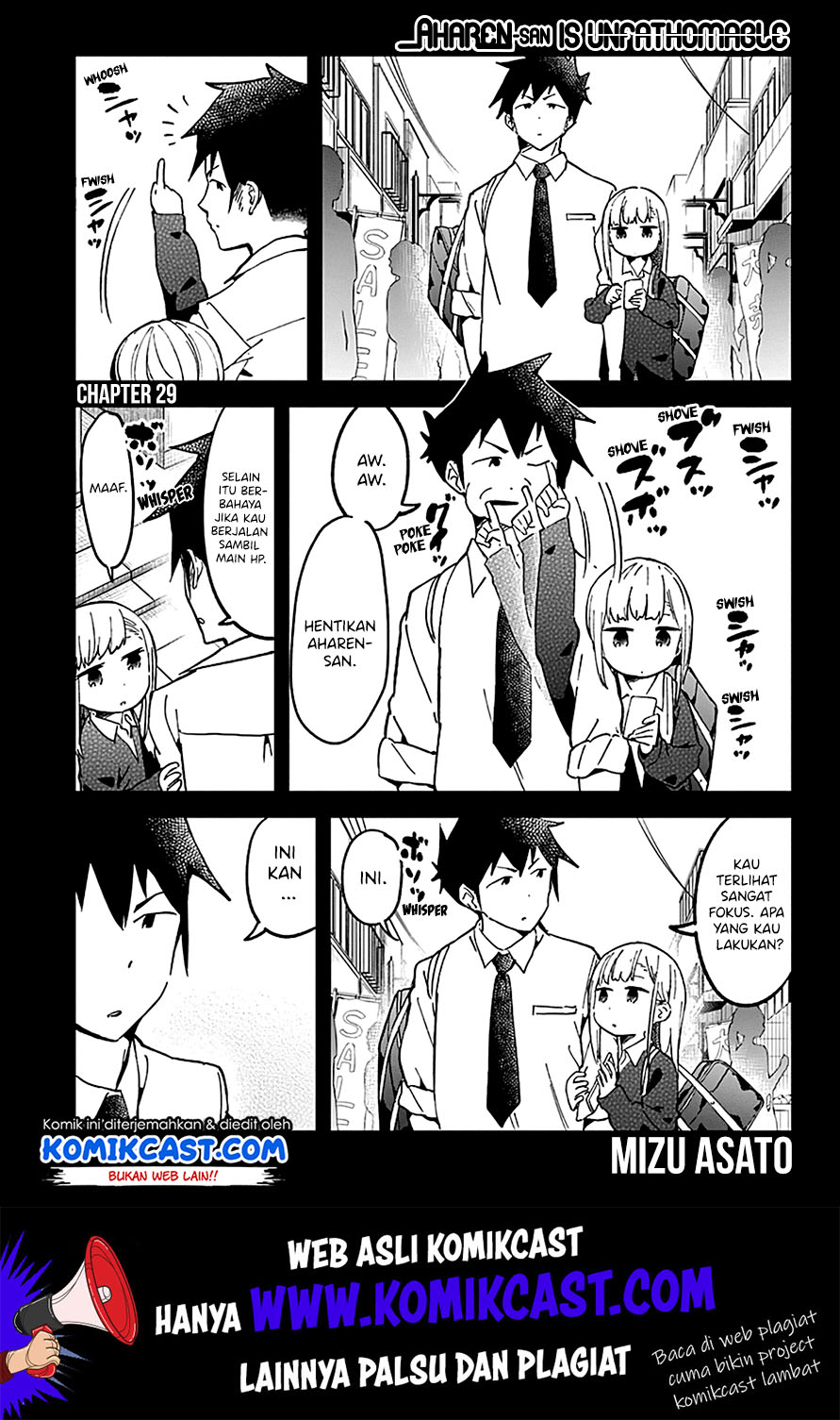 Aharen-san wa Hakarenai Chapter 29 - halaman 3