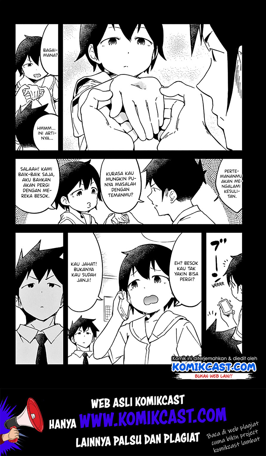 Aharen-san wa Hakarenai Chapter 33 - halaman 4