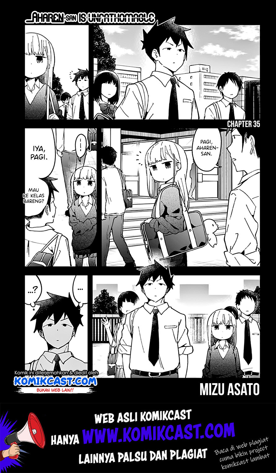 Aharen-san wa Hakarenai Chapter 35 - halaman 3