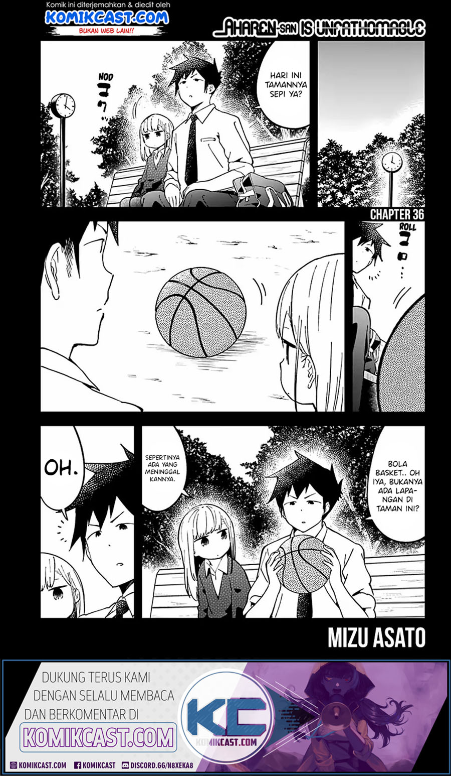Aharen-san wa Hakarenai Chapter 36 - halaman 2