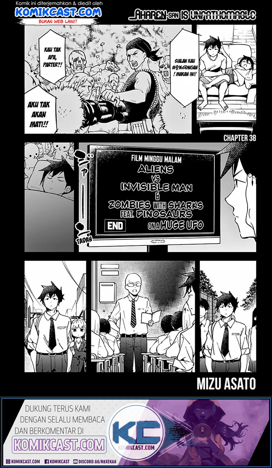 Aharen-san wa Hakarenai Chapter 38 - halaman 3