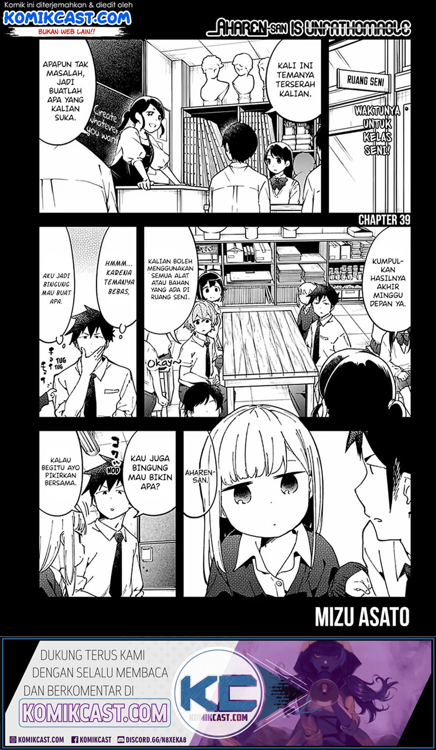 Aharen-san wa Hakarenai Chapter 39 - halaman 3